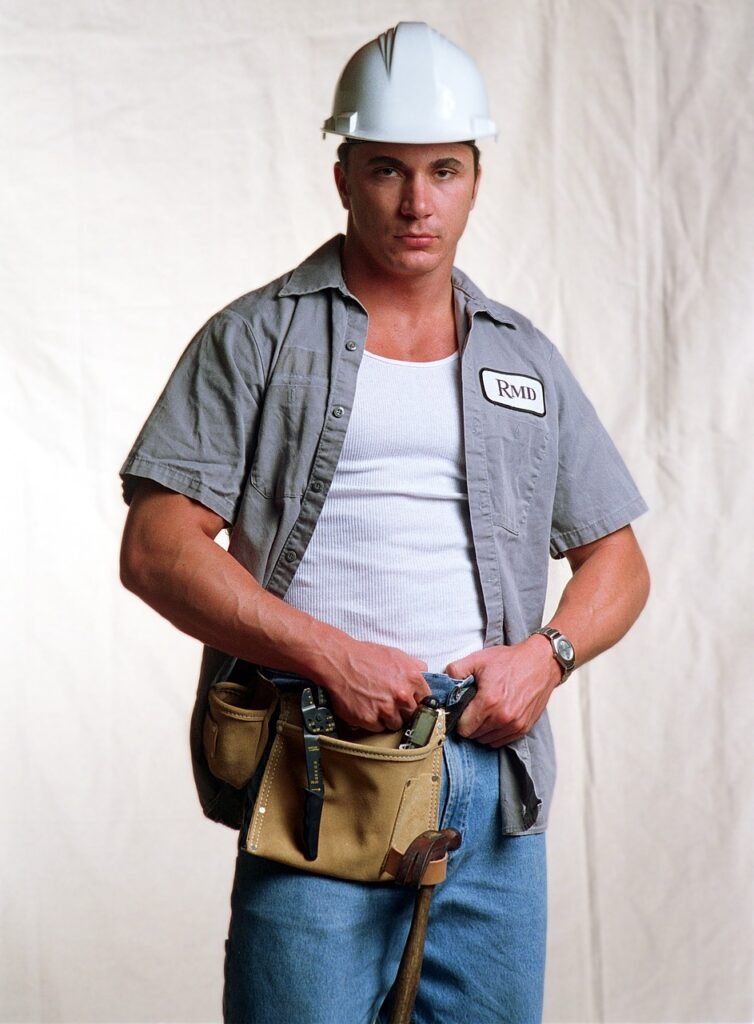 construction worker, man, builder