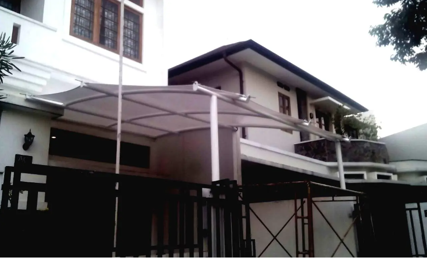 atap membrane carport minimalis